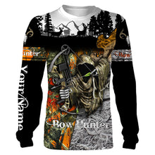 Load image into Gallery viewer, Bow Hunter Camo Huntaholic Deer Hunting Customize name 3D All over print shirts NQS666