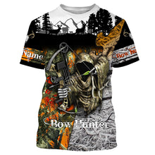 Load image into Gallery viewer, Bow Hunter Camo Huntaholic Deer Hunting Customize name 3D All over print shirts NQS666