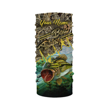 Load image into Gallery viewer, Bass fishing fishaholic Camo Custom name long sleeves UV protection quick dry UPF 30+ NQS800