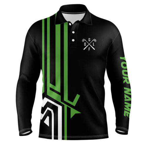 Mens golf polo shirts custom black team golf shirts, custom polo jerseys mens green golf shirts NQS7098