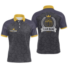 Load image into Gallery viewer, Bowling Polo Shirts for men Custom bowling camo team League jerseys, retro bowling shirts NQS6756