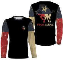 Load image into Gallery viewer, Wild Boar Hunting Texas flag all over print shirts personalized Boar hunting gifts FSD3154