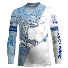 Load image into Gallery viewer, Northern Pike Ice Fishing Winter Fishing Performance Long Sleeve Shirts, Ice Fishing Northern Pike Clothing FSD2660