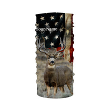 Load image into Gallery viewer, Mule Deer American flag 3D all over print Shirts, Personalized hunting gifts for Men, Women and Kid FSD3162