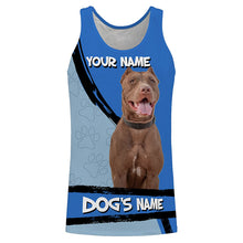 Load image into Gallery viewer, American Pit Bull Terrier Customize Name 3D All over print Shirts, Pit Bull dog lover Gifts FSD3536