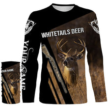Load image into Gallery viewer, Whitetails Deer Rifle Hunting Customize Name 3D All Over Printed Shirts, Deer hunting Gifts FSD3429