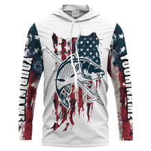 Load image into Gallery viewer, Carp Bowfishing American Flag Customized Name 3D All Over printed Shirts For Men, Women - Patriotic Bow Fishing Gifts FSD2241