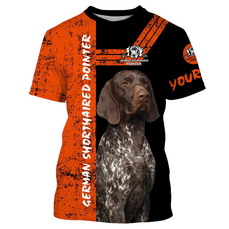 German Shorthaired Pointer GSP Dog breed Custom All over print Shirts, Hunting dog Gifts for Men/women FSD3738