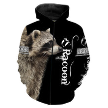 Load image into Gallery viewer, Personalized Racoon Coon 3D All over print T-shirt, Hoodie, Long sleeve for Men, Women and Kid Personalized gifts FSD2089