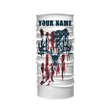 Load image into Gallery viewer, Bow Hunting Archery Deer Skull American flag custom Name Shirts - Patriotic Deer Bowhunting gifts FSD2395