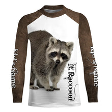 Load image into Gallery viewer, Raccoon Custom Name 3D all over printed Shirts for Men, women and Kid - Personalized gifts FSD3890