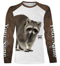 Load image into Gallery viewer, Raccoon Custom Name 3D all over printed Shirts for Men, women and Kid - Personalized gifts FSD3890