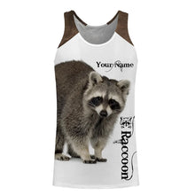 Load image into Gallery viewer, Raccoon Custom Name 3D all over printed Shirts for Men, women and Kid - Personalized gifts FSD3890