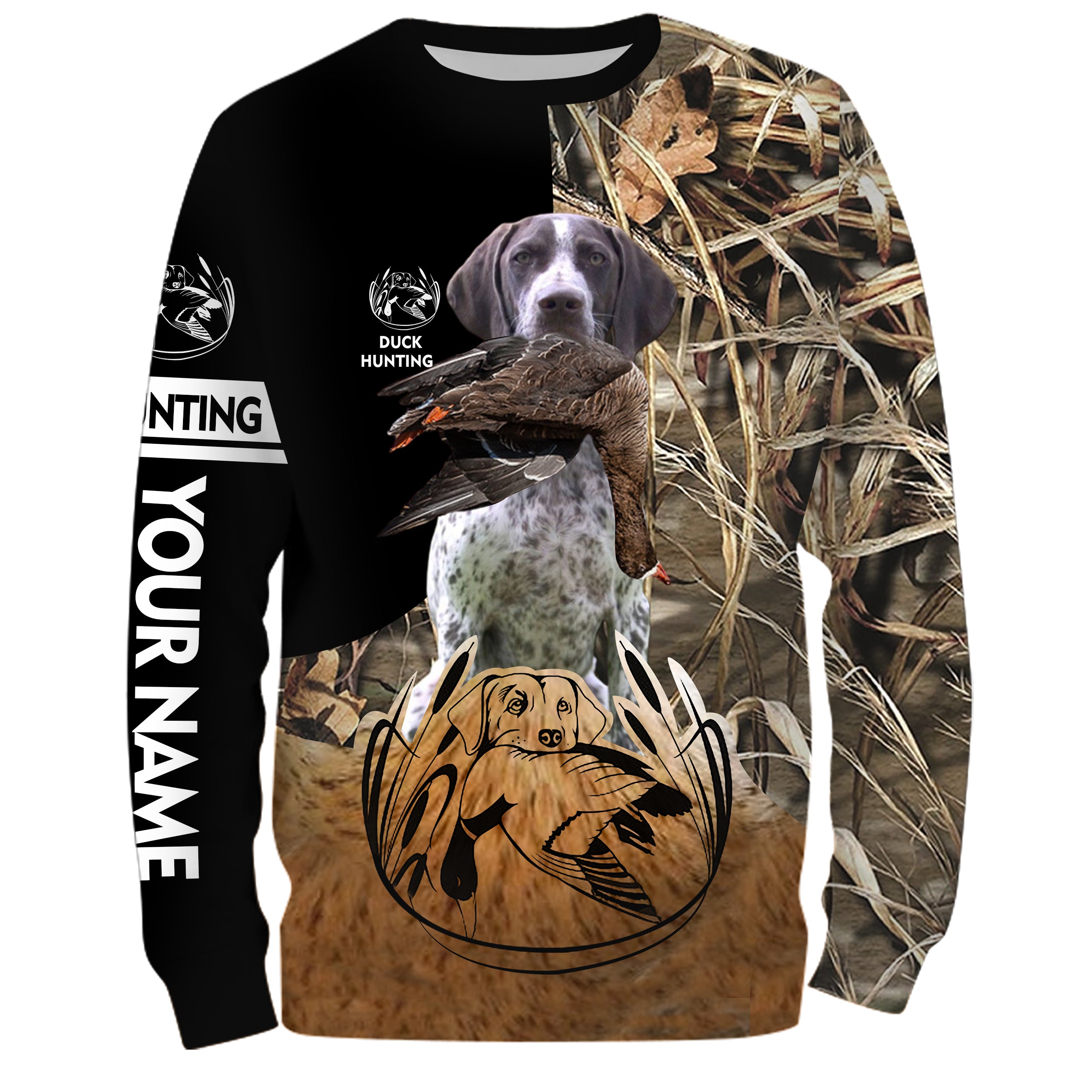 Duck Hunter Personalized Short or Long Sleeves Shirt