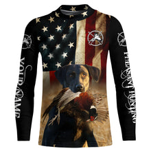 Load image into Gallery viewer, Best Pheasant dogs black Labrador Retriever American flag 3D All over printed Shirts FSD3871