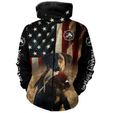 Load image into Gallery viewer, Best Pheasant dogs black Labrador Retriever American flag 3D All over printed Shirts FSD3871