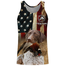 Load image into Gallery viewer, Best Pheasant dogs GSP German Shorthaired Pointer American flag 3D all over print Shirts, Hoodie FSD3876