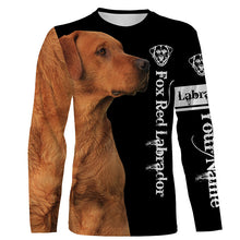 Load image into Gallery viewer, Fox Red Lab 3D All Over Printed Shirts, Hoodie Labrador Retriever Dog Gifts for Labs Lovers | Black FSD3600