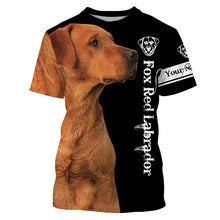Load image into Gallery viewer, Fox Red Lab 3D All Over Printed Shirts, Hoodie Labrador Retriever Dog Gifts for Labs Lovers | Black FSD3600