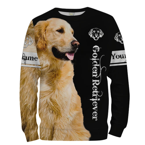 Golden Retriever 3D All Over Printed Shirts, Hoodie, T-shirt Retriever Dog Gifts for Golden Lovers FSD2068