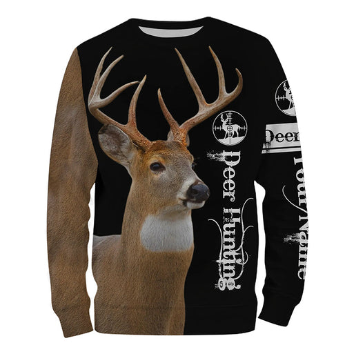 Deer Buck 3D All Over Printed Shirts, Hoodie - Personalized Deer hunting Gifts for Men, Women and Kid FSD3636