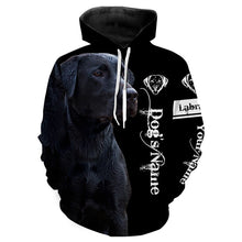 Load image into Gallery viewer, Labrador Retriever Customize Name 3D All Over Printed Hoodie | Retriever Dog Gifts for Labs Lovers FSD3637