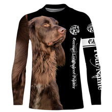 Load image into Gallery viewer, German Longhaired Pointer (Deutsch Langhaar) 3D All Over Printed T-Shirt, Hoodie Gifts for Dog Lovers FSD3645