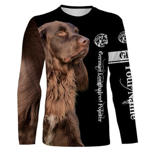 German Longhaired Pointer (Deutsch Langhaar) 3D All Over Printed T-Shirt, Hoodie Gifts for Dog Lovers FSD3645