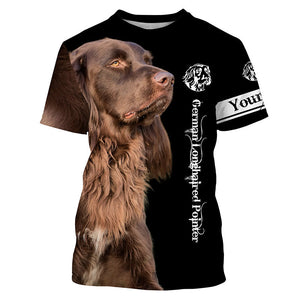 German Longhaired Pointer (Deutsch Langhaar) 3D All Over Printed T-Shirt, Hoodie Gifts for Dog Lovers FSD3645