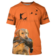 Load image into Gallery viewer, Yellow Lab Pheasant Hunting Clothes, best personalized Upland hunting clothes, hunting gifts FSD3901