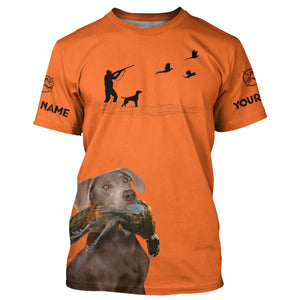 Silver Lab Pheasant Hunting Clothes, best personalized Upland hunting Shirts, hunting gifts FSD3949