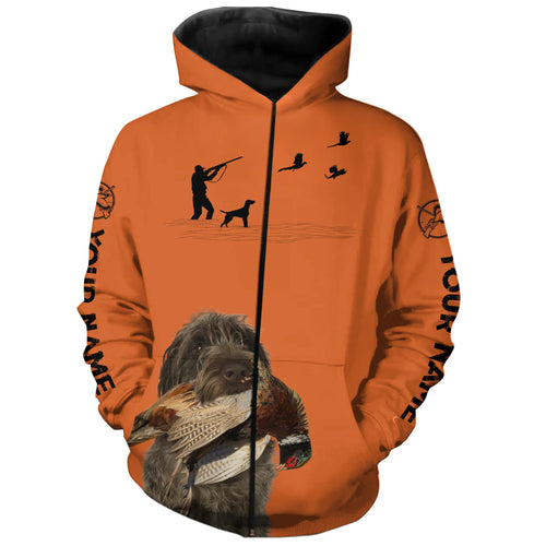 Wirehaired Pointing Griffon Pheasant Hunting clothes, best personalized Upland hunting clothes FSD3908