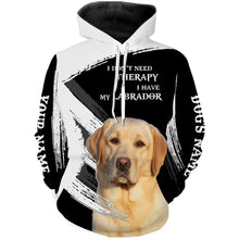 Load image into Gallery viewer, Yellow Labrador Custom Name Full print Shirts, Funny Dog saying shirts, Personalized Gift FSD3117