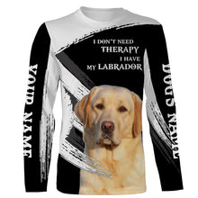 Load image into Gallery viewer, Yellow Labrador Custom Name Full print Shirts, Funny Dog saying shirts, Personalized Gift FSD3117