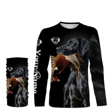 Load image into Gallery viewer, Black GSP Pheasant Hunting Dog 3D All over print Hoodie, T-Shirt, Personalized hunting gifts FSD3666