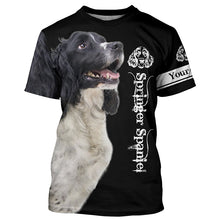 Load image into Gallery viewer, Black and white English Springer Spaniel 3D All Over Printed Shirts, Dog Gifts for Dog Lovers FSD4223