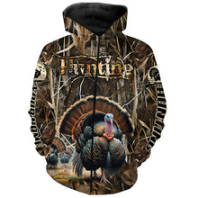 Load image into Gallery viewer, Personalized Turkey Hunting Clothes, Wild Turkey Hunting Camo Shirts for Men Women FSD4416