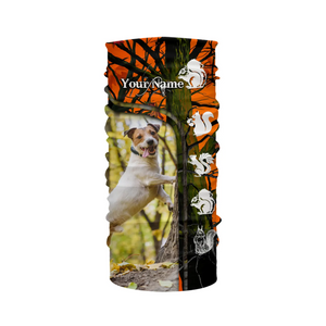 Squirrel Hunting Dogs Russell Terrier orange camo Custom Name 3D All over print Shirts, hunting gifts FSD3859