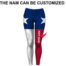 Load image into Gallery viewer, Personalized Texas Flag All Over Printing Leggings - Texas Legging Gifts for Women FSD2190