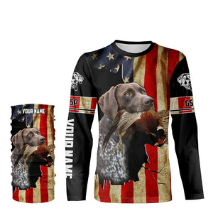 Pointer german shorthair best bird dogs American flag Custom Name Shirts, gifts for dog owners FSD3799