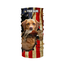 Load image into Gallery viewer, Bird Dog Labs red Labrador Pheasant hunting American flag Custom Name Shirts, gifts for dog owners FSD3802