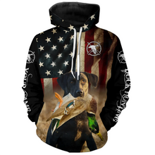 Load image into Gallery viewer, Best Duck Hunting Dogs black Labrador Retriever American flag 3D All over printed Shirts FSD3864