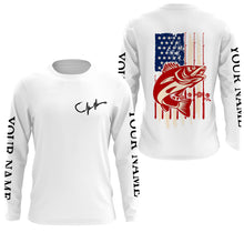 Load image into Gallery viewer, Personalized Walleye Fishing Jerseys American Flag, Walleye Fisherman Performance Fishing UV Protection Shirts - FSD2516