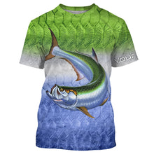 Load image into Gallery viewer, Personalized Tarpon Fishing jerseys, Tarpon Fishing Long Sleeve Fishing tournament shirts  TTS0070