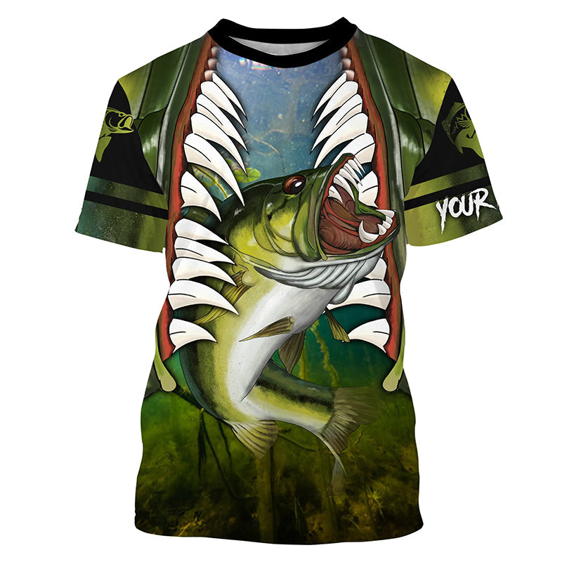Customized Largemouth Bass fishing shirts, long sleeve performance fis –  ChipteeAmz