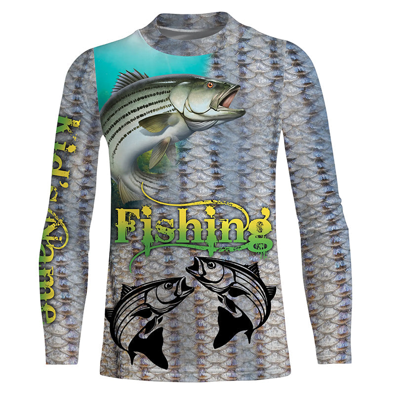 Striped Bass Fishing scale fish Long Sleeve Fishing Shirts