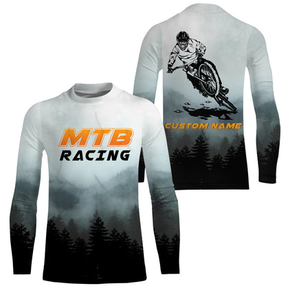 Mountain Bike Shirt Downhill Jersey, Custom All Over Print Shirt, Racing Bicycle Shirt, MTB Jersey| JTS454