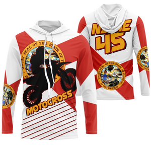 Florida Motocross Jersey Custom Youth Mens Womens FL Dirt Bike Racing Off Road MX Motorcycle| NMS826