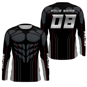 Cool Muscle Racing Jersey kid adult personalized UPF30+ Motocross dirt bike long sleeves biker NMS1100