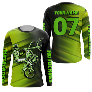 Name and Number Racing Shirt Youth Motocross Shirt 